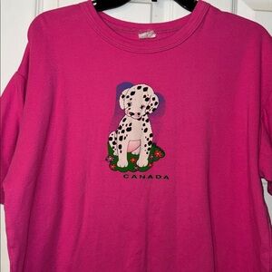 3/$30 Vintage Dalmatian Puppy Shirt